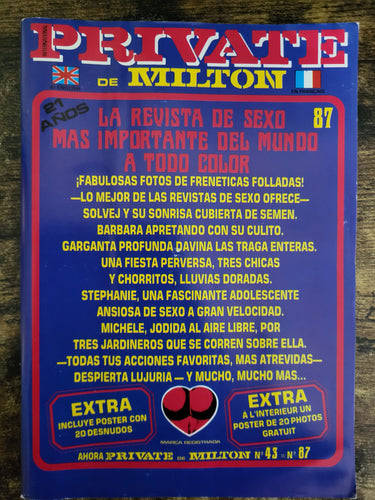 Private Magazine No 87 Small Format.. European Hardcore Magazine